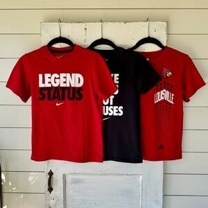 SET/3, BOYS SHORT SLEEVE T-SHIRTS. SIZE S.